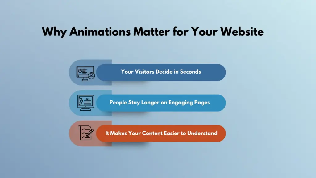 Why animations matter for your website
