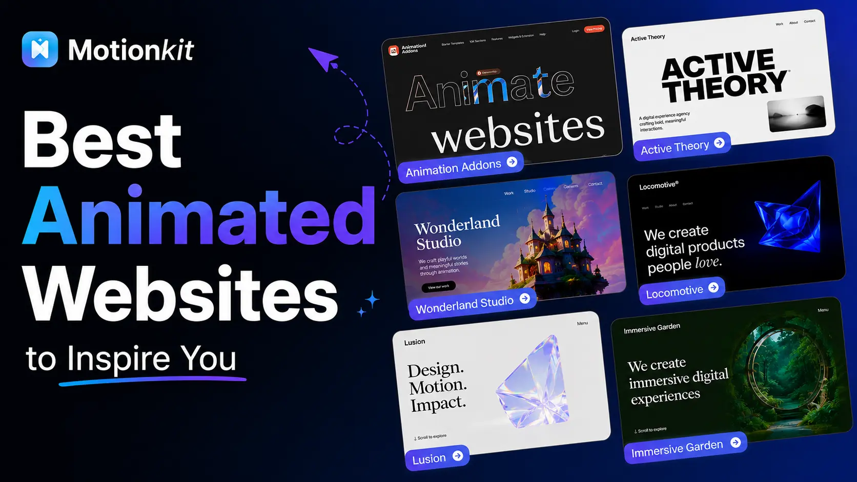 15 Best Animated Websites to Inspire You in 2026  