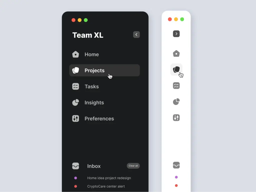 Navigation menus