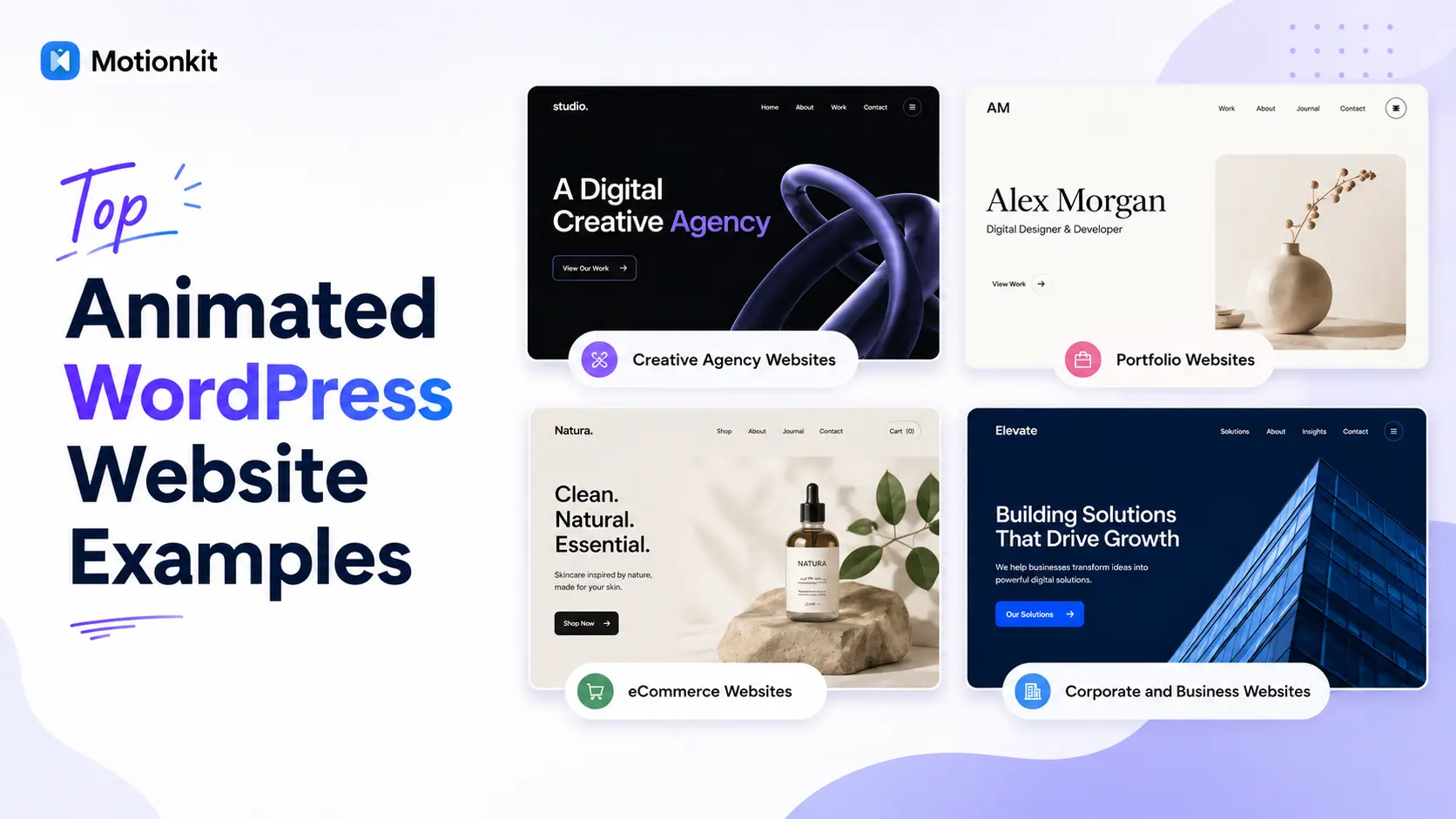 Top Animated WordPress Website Examples