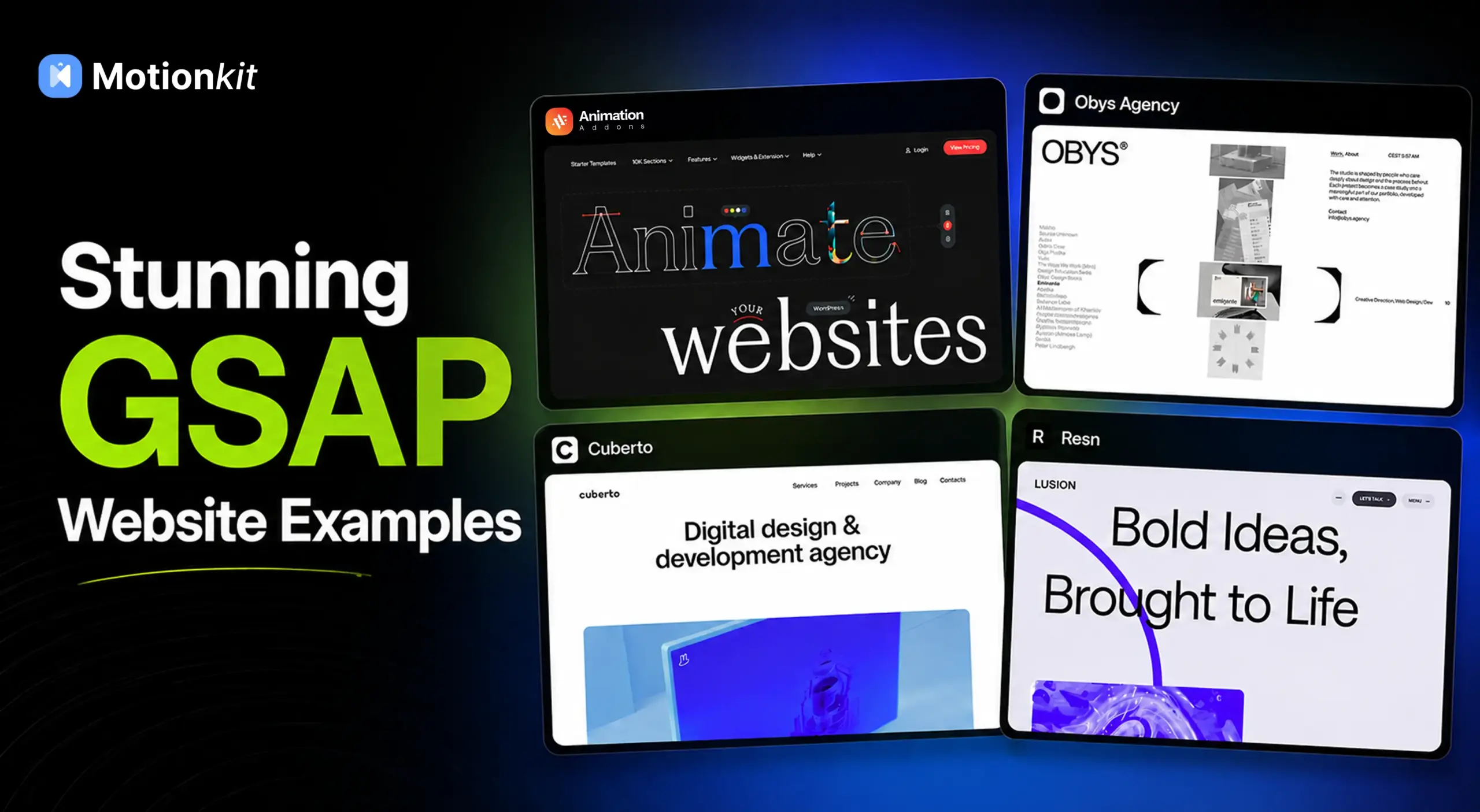 15 Stunning GSAP Website Examples 